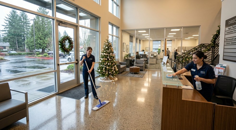Holiday-Ready Workspaces: Why December Is the Perfect Time for Commercial Cleaning