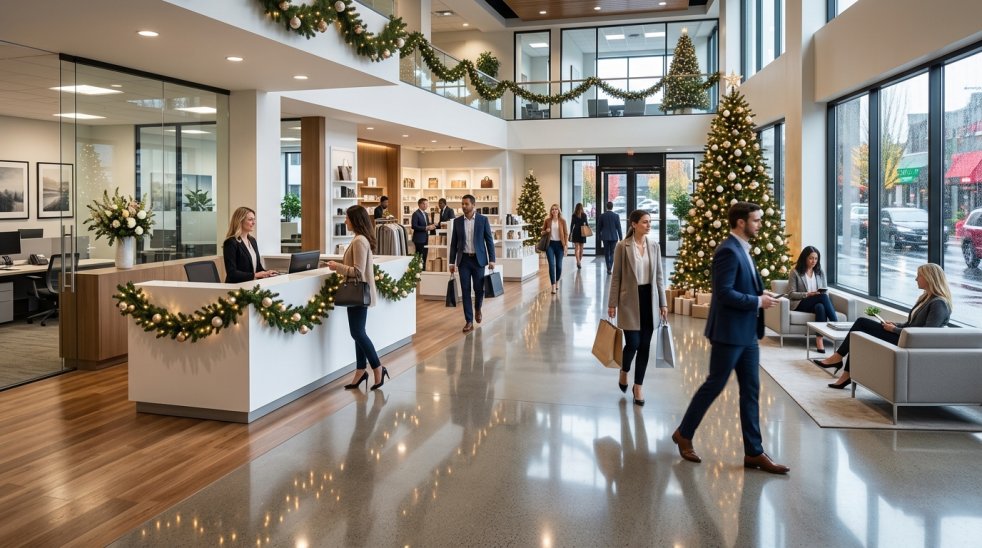How a Clean Workplace Reflects on Your Brand During the Holiday Rush