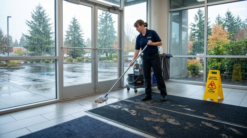 Janitorial Services That Prep Your Business for the Rainy Season