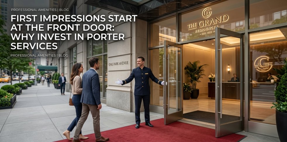 First Impressions Start at the Front Door: Why Invest in Porter Services