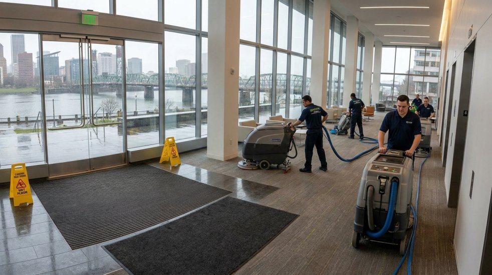 Carpet Care at Scale: How Facility Managers Coordinate Specialized Services in Portland